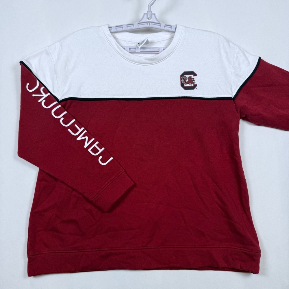 Champion + South Carolina Gamecocks Crewneck Mens Medium Sweatshirt Pullover